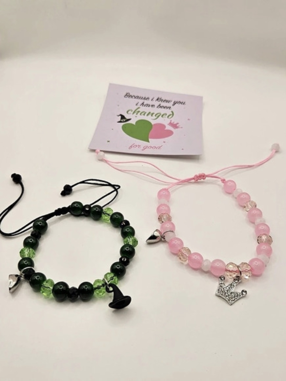 Wicked Friendship Matching Bracelets Set Glinda And Elphaba